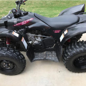 #025 2007 Yamaha Wolverine 450 4x4 Black